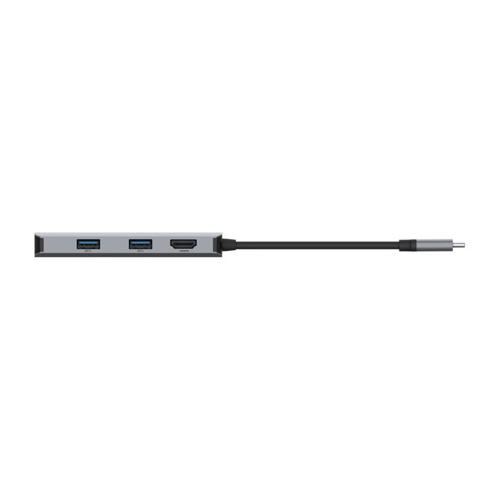USB-C 5-in-1 Multiport Adapter Hub, Black, hi-res